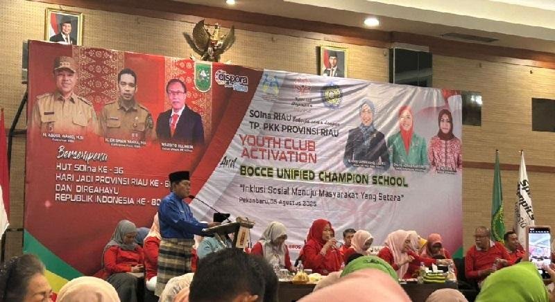 SOIna Helat Kompetisi Disabilitas, Pemprov Riau Beri Dukungan