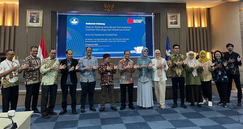 Tiga Lembaga Negara Kemendikdasmen, Kemenko PMK, KND Terus Perkuat Literasi Disabilitas