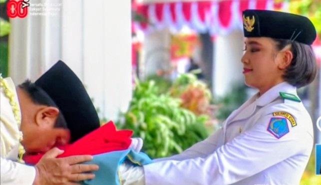 Prestisius, Bianca Alessia dari Sulawesi Utara jadi Pembawa Baki Paskibraka Nasional 2025