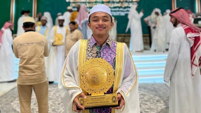 Luar Biasa, Bayu Wibisono Damanik Salah Satu Hafiz Riau Juara di MHQ Internasional 2025