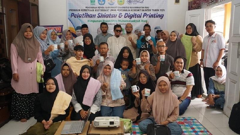 Pemberdayaan Disabilitas, Umri dan Hidimu Gelar Pelatihan Digital Printing dan Pijat Shiatsu
