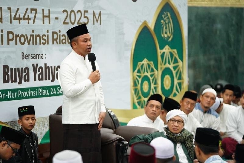 Peringati Maulid Nabi, Gubernur Riau Tegaskan Kembali Komitmen Pembangunan Keagamaan