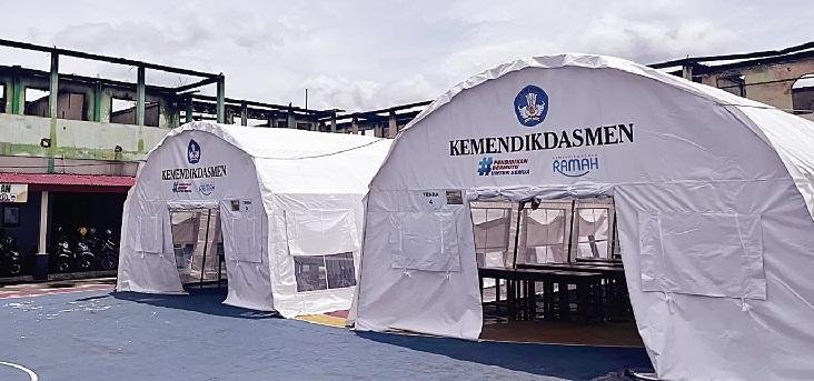 Pasca Kebakaran SMAN 1 Tebing Tinggi Kembali Normal, Kepsek Poyadi: Hapus Air Mata Nak, Hapus Kesedihan Kita