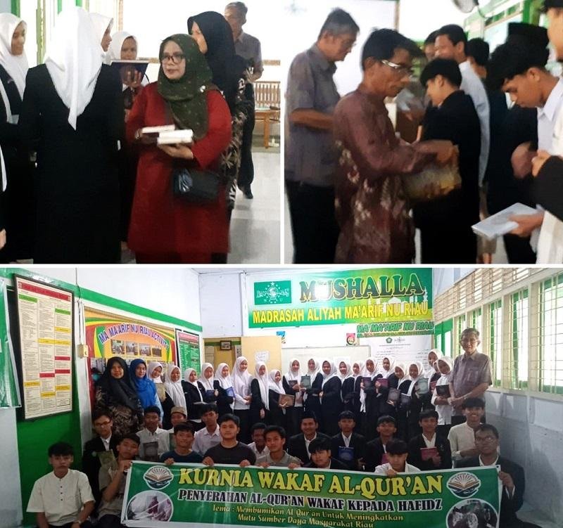 Kunjungi Sekolah, KWQ Kembali Salurkan Al-Qur’an di Tahfidz MA Ma’arif
