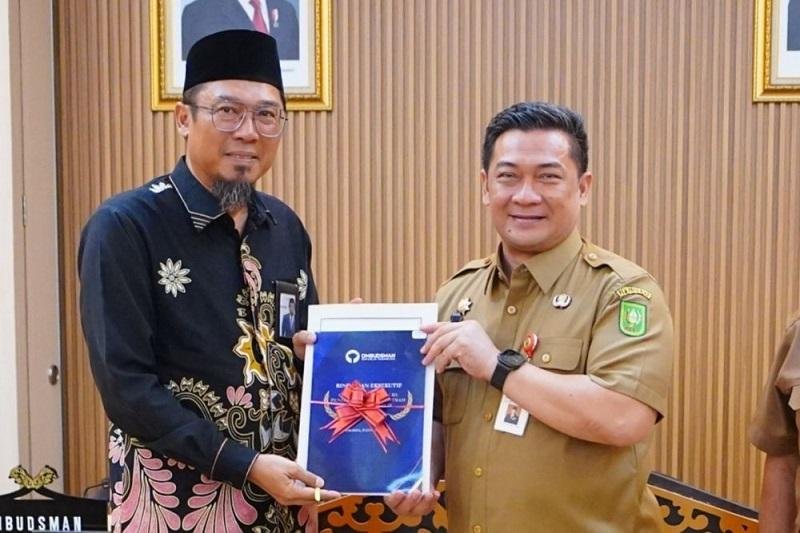 Kualitas Layanan Publik Dinilai Baik Ombudsman RI, Pemprov Riau Berhasil Masuk Zona Hijau