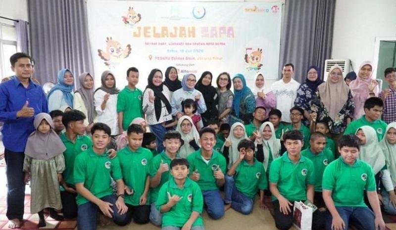 Momen Hari Anak Nasional, Kementerian PPPA dan Alfamidi Beri Semangat Ratusan Anak Disabilitas
