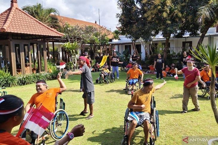 Kegiatan 17 Agustus di Bali, Penyandang Disabilitas Ikuti Perlombaan Khusus