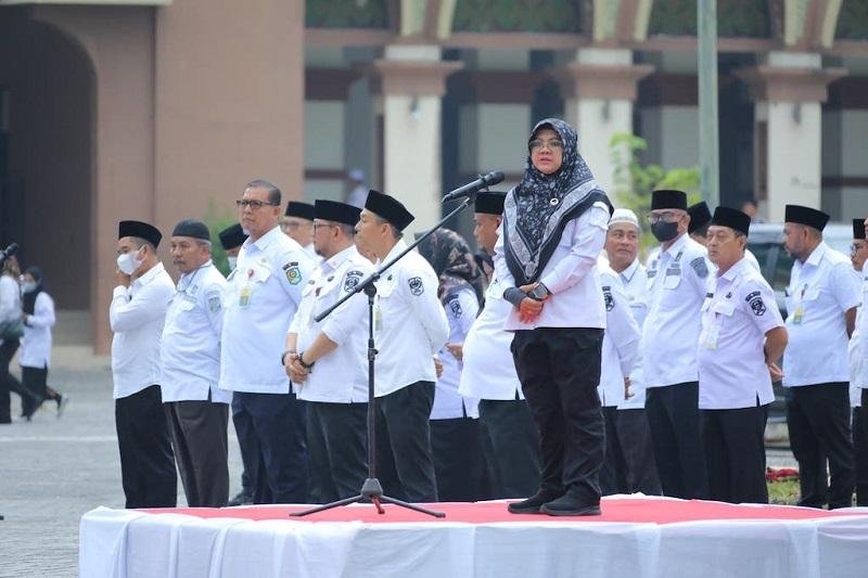 Terdampak Kabut Asap di Siak, Bupati Afni Liburkan Sekolah dan ASN Hamil Boleh WFH