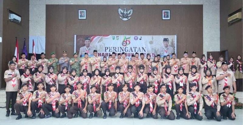 Pemkab Kampar Minta Generasi Muda Berkarakter di Peringati Hari Pramuka ke-65