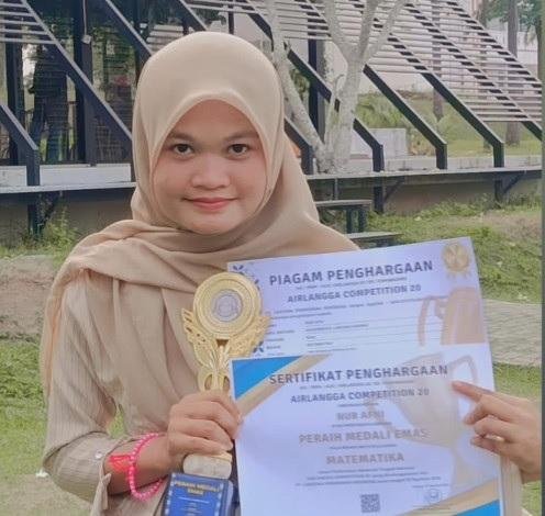 Tahniah, Nur Afni Mahasiswi Unilak Raih Medali Emas Matematika Tingkat Nasional