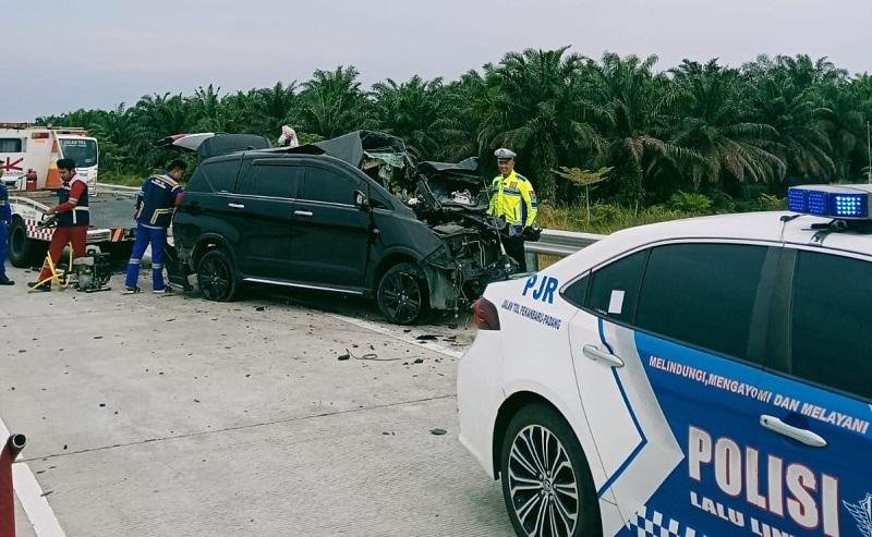 Dunia Pendidikan Riau Berduka, Dosen UIR dan Mubaliq Riau Meninggal Akibat Kecelakaan Tol Bangkinang