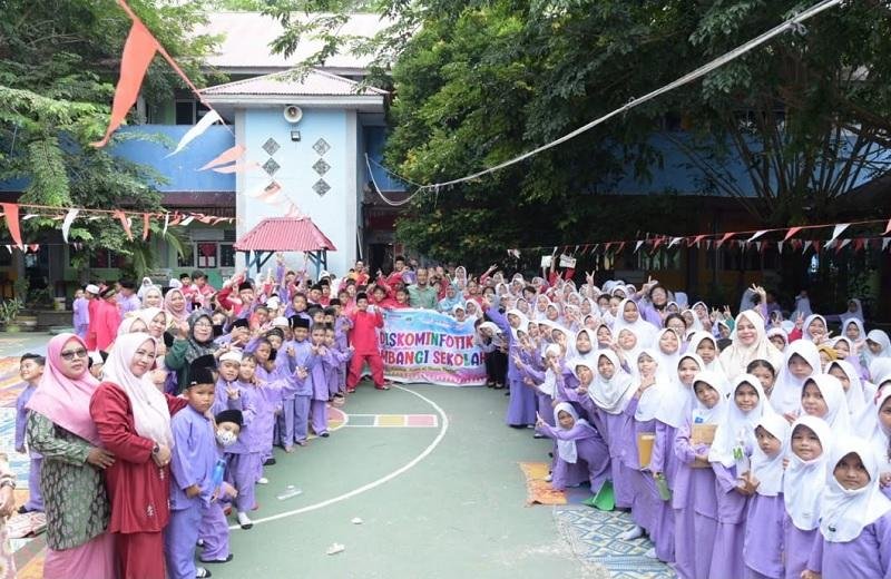 Dukung Kabupaten Layak Anak, Diskominfotik Edukasi Siswa Bijak Bermedia Sosial