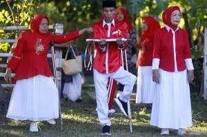 Rasakan Kesetaraan, Disabilitas dan Lansia Ikut Meriahkan HUT RI di Gorontalo