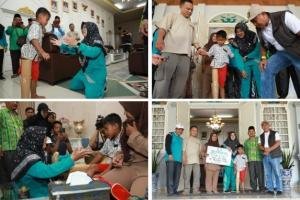 Siak Peduli Disabilitas, Bupati Afni Tepati Janji Bantu Yuda Miliki Kaki Palsu