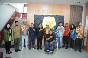 KPU Provinsi Riau Simulasi Fasilitas Akses Layanan Ramah Disabilitas