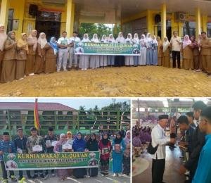 Konsisten, KWQ Kembali Salurkan Al-Qur’an untuk Pelajar di Empat SMAN di Pekanbaru
