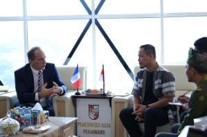 Jumpa Walikota Agung, Dubes Prancis Beri Peluang Beasiswa Pendidikan Tinggi dan Vokasi