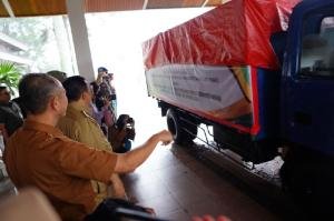 Rasa Empati, Bantuan Logistik Kepedulian ASN Riau Mulai Berangkat ke Lokasi Musibah Tiga Provinsi