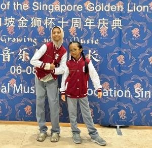 Harumkan Indonesia, Dua Pelajar Riau Berprestasi di Ajang Musik Internasional Singapura