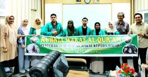 Terima Wakaf Al-Qur’an KWQ, Universitas Hang Tuah Pekanbaru Sebut Akan Gesa Program Tahfidz