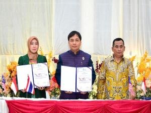 Di Bangkinang Kampar, Program Pertukaran Pelajar Indonesia-Malaysia-Thailand Digelar