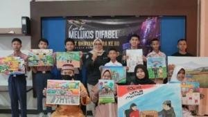 Pelajar dan Warga Disabilitas Berekspresi, Polresta Bandung Fasilitasi Wadah Kreativitas