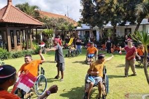 Kegiatan 17 Agustus di Bali, Penyandang Disabilitas Ikuti Perlombaan Khusus